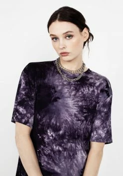 MET1 PURPLE HAZE OVERSIZED TEE Tops