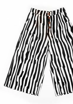 MET1 Bottoms DARK WAVE CROP TROUSERS 14 MET1 Bottoms DARK WAVE CROP TROUSERS