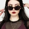 RED1 Studded Cat Eye Sunglasses