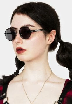 RED1 Accessories Psyche Round Wire Sunglasses