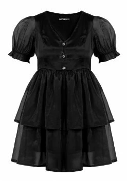 MET1 Andie Puff Sleeve Organza Dress 15 MET1 Andie Puff Sleeve Organza Dress