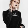 AMP1 Noughty Crop Velour Hoody 2 AMP1 Noughty Crop Velour Hoody