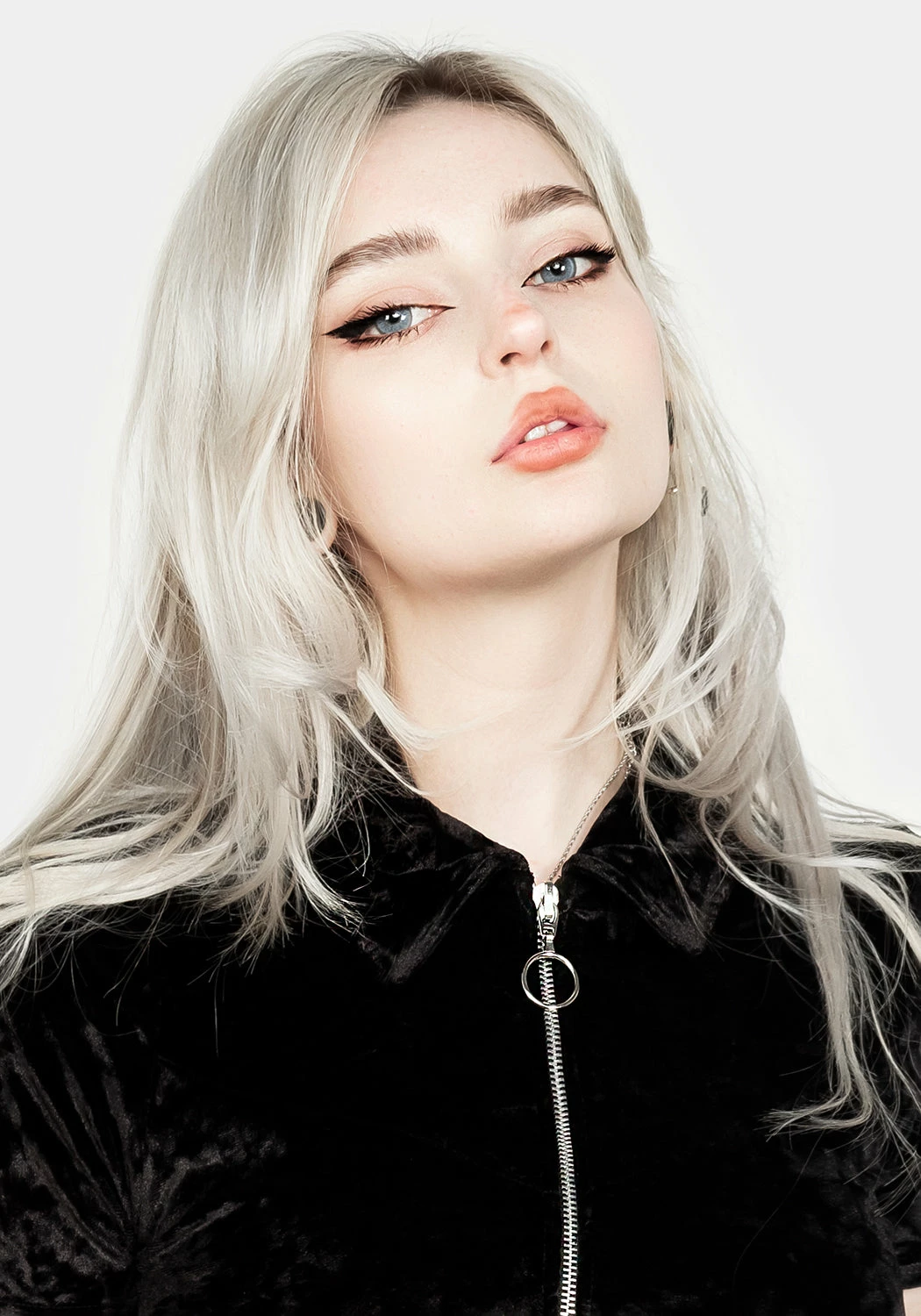 AMP1 Foxy Zip Up Velour Flared Jumpsuit 6 AMP1 Foxy Zip Up Velour Flared Jumpsuit