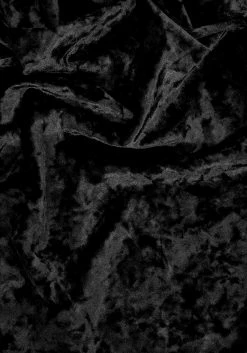 AMP1 Dresses Bitten Cowl Neck Mini Velour Dress