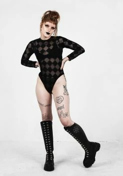 AMP1 Jest Scoop Back Bodysuit