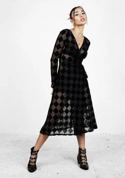 AMP1 Carnival Midaxi Wrap Dress Dresses