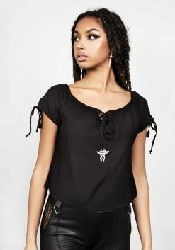 CHI1 Tops MYRTLE BARDOT TOP