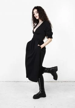 CHI1 DIVINATION TEXTURED MIDI DRESS Dresses