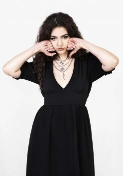 CHI1 DIVINATION TEXTURED MIDI DRESS Dresses