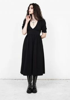 CHI1 DIVINATION TEXTURED MIDI DRESS Dresses
