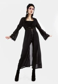 CHI1 ECHO SHEER KIMONO