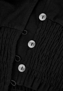 DDS1 DOLLSOME SHIRRED JERSEY CROP TOP Tops