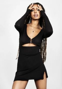 DDS1 Dresses EASTWICK CUT OUT MINI DRESS