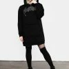 DDS1 Tops VOID DISTRESSED HOODY DRESS