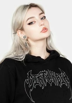 DDS1 Tops VOID DISTRESSED HOODY DRESS