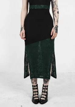 DDS1 FAE MIDI SPLIT SKIRT