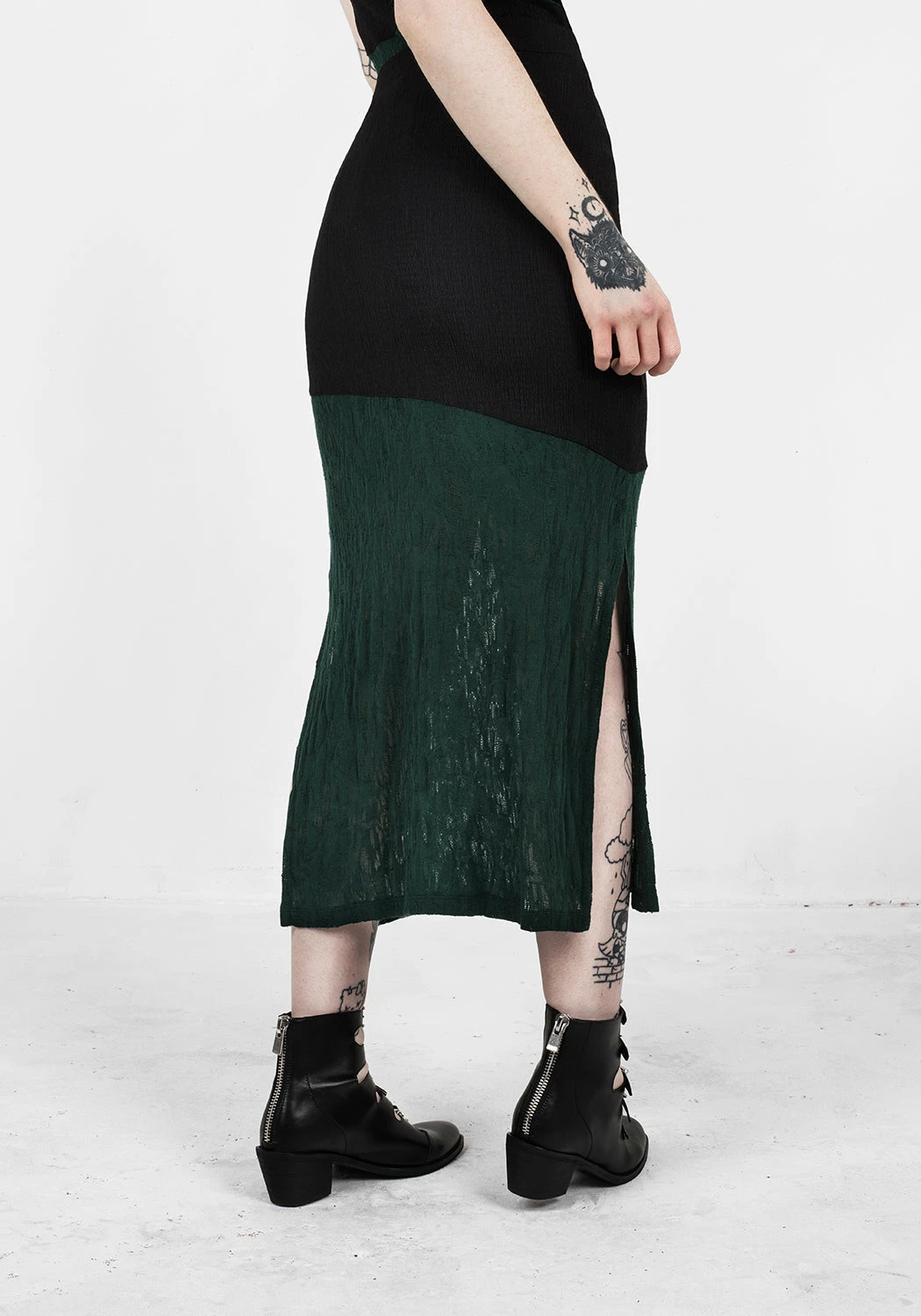 DDS1 FAE MIDI SPLIT SKIRT 5 DDS1 FAE MIDI SPLIT SKIRT