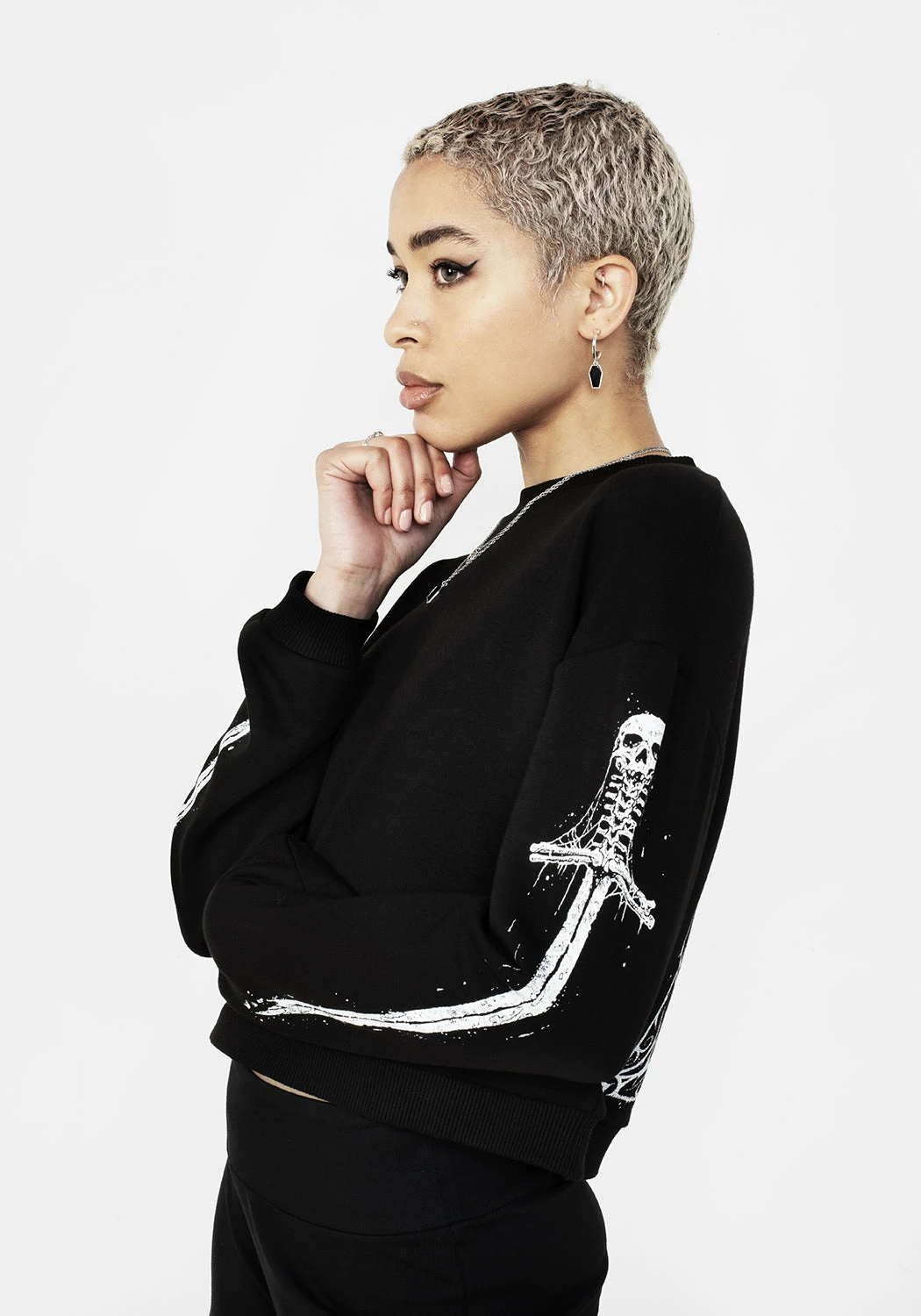 DDS1 Tops SMAUG LONG SLEEVE CROP SWEATER 8 DDS1 Tops SMAUG LONG SLEEVE CROP SWEATER