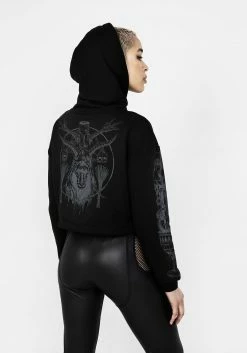 DDS1 GABHAR ZIP UP CROP HOODY