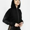 DDS1 GABHAR ZIP UP CROP HOODY
