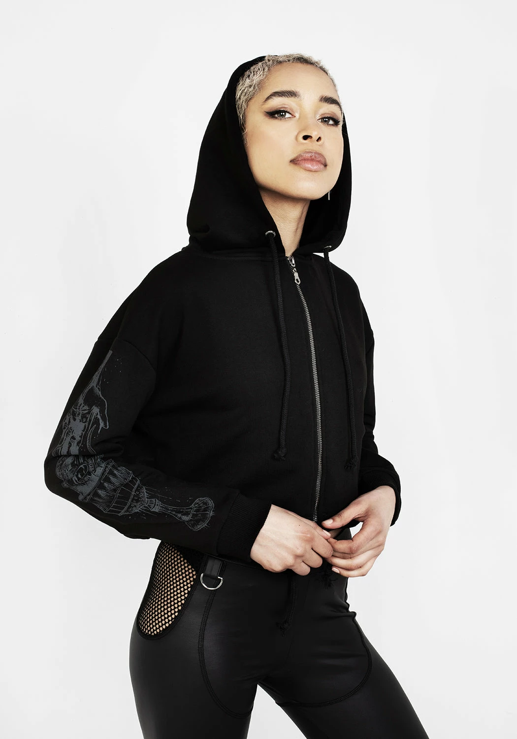 DDS1 GABHAR ZIP UP CROP HOODY 3 DDS1 GABHAR ZIP UP CROP HOODY