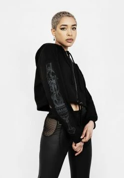 DDS1 GABHAR ZIP UP CROP HOODY 17 DDS1 GABHAR ZIP UP CROP HOODY