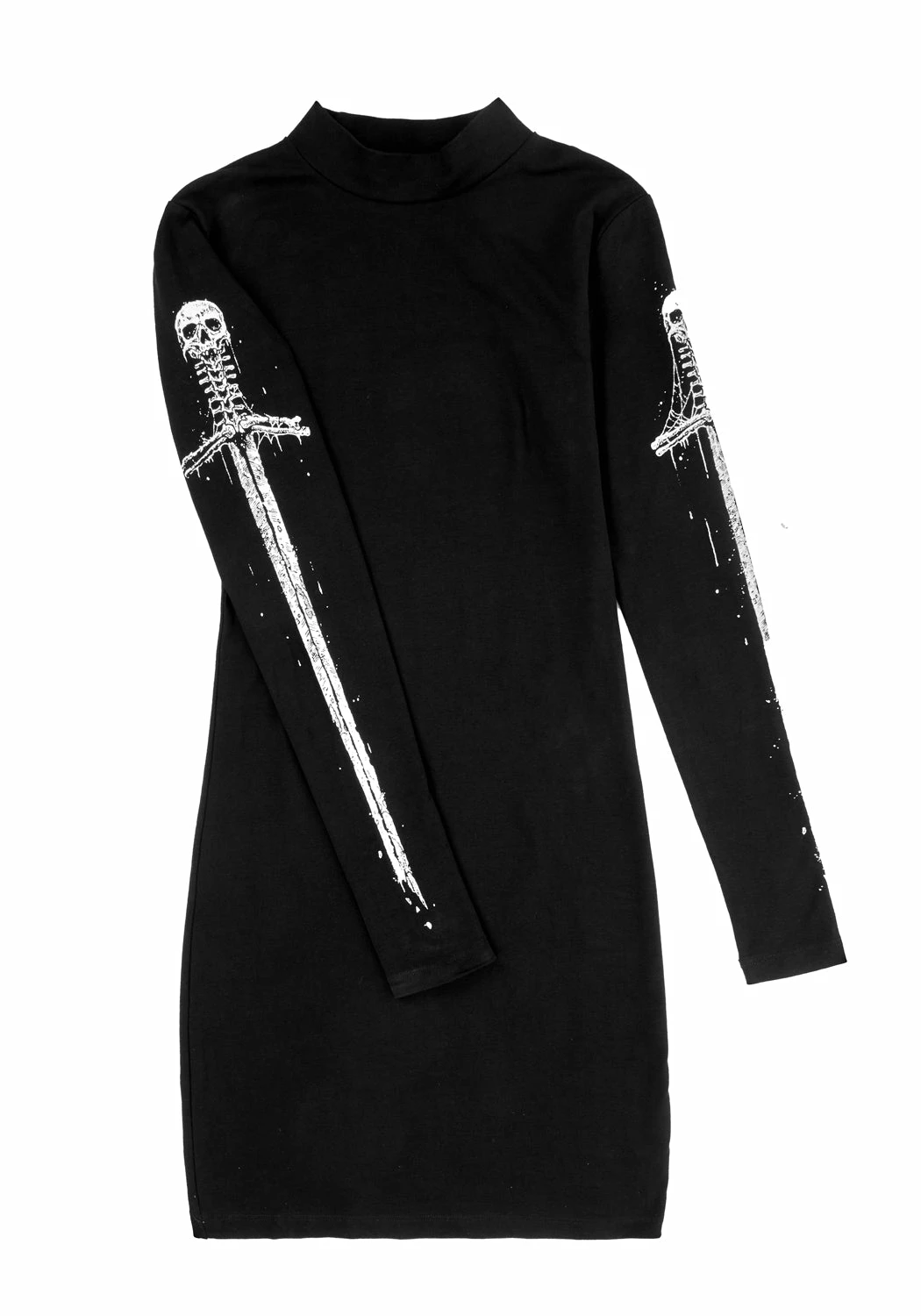 DDS1 Dresses SKULTRO MOCK NECK BODYCON DRESS 11 DDS1 Dresses SKULTRO MOCK NECK BODYCON DRESS