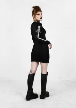 DDS1 Dresses SKULTRO MOCK NECK BODYCON DRESS 14 DDS1 Dresses SKULTRO MOCK NECK BODYCON DRESS