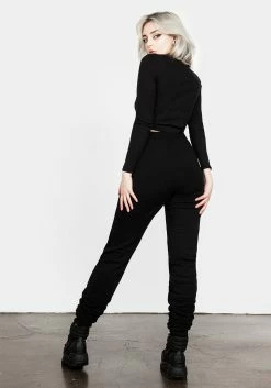 DDS1 VOID ROLLED UP JOGGERS