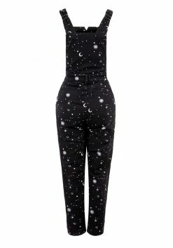 DEN1 CELESTIAL EMBROIDERED DUNGAREES