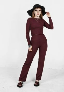 DES1 MUNDI LONG SLEEVE CROP TOP