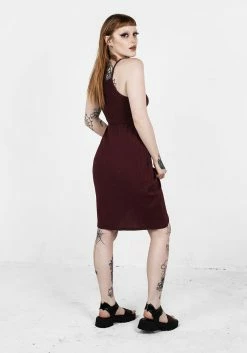 DES1 MUNDI SHIRRED MIDI DRESS