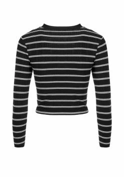 DMT1 Tops SLASH 90S STRIPE CROP TOP