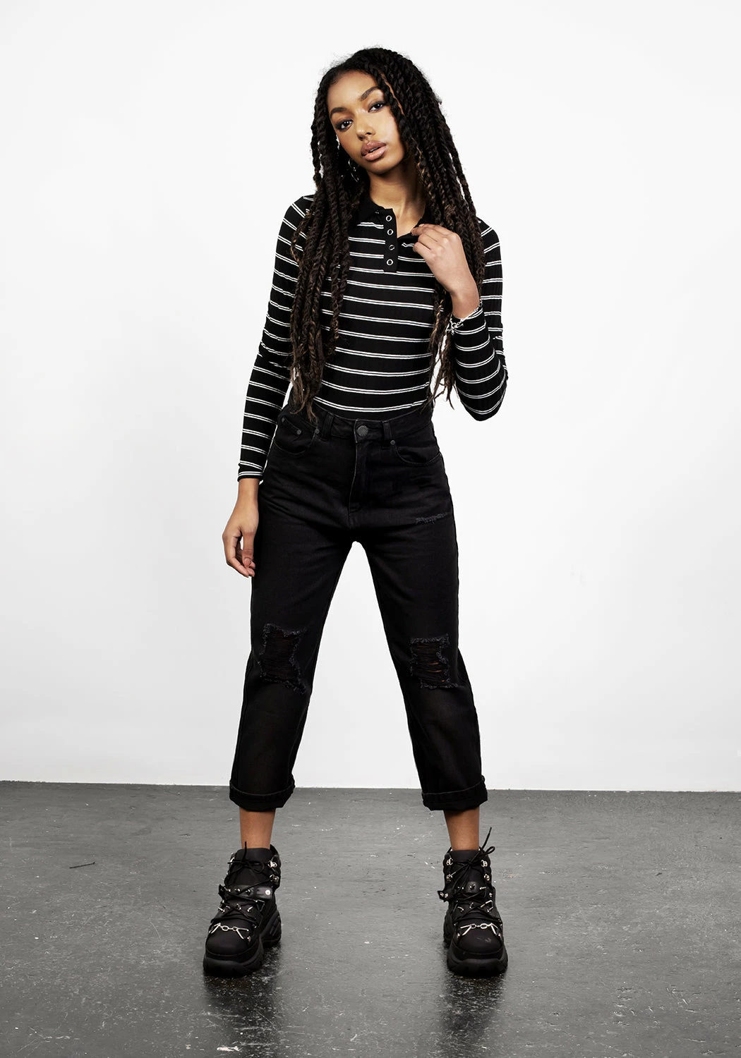 DMT1 SLASH 90'S STRIPE BODY Tops 4 DMT1 SLASH 90'S STRIPE BODY Tops