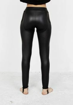 DMT1 SCANDAL CHAPS PU LEGGINGS
