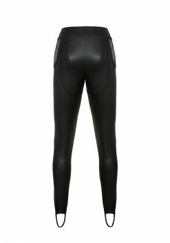 DMT1 SCANDAL CHAPS PU LEGGINGS