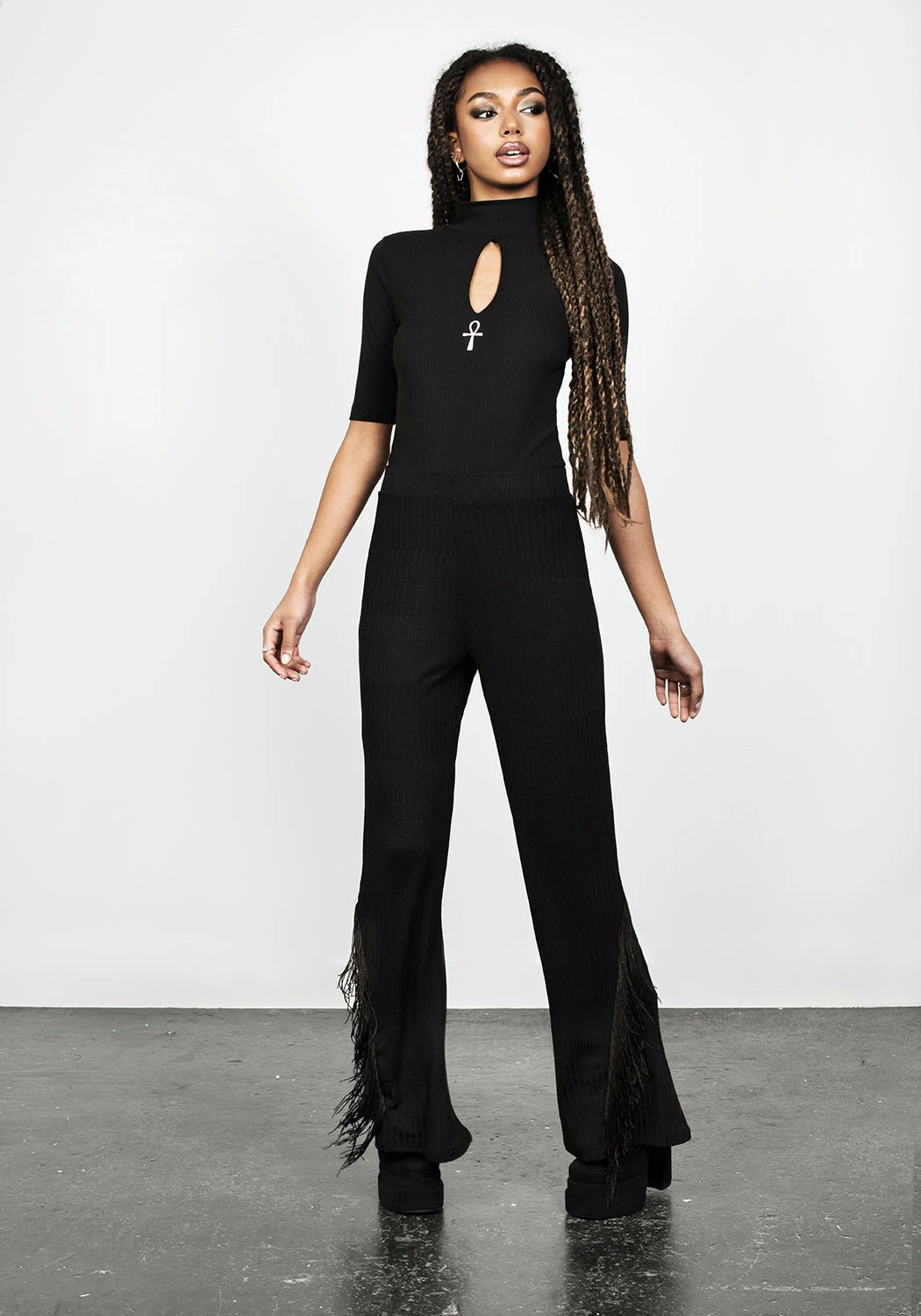 DMT1 Tops TEMPLE KEYHOLE BODYSUIT 7 DMT1 Tops TEMPLE KEYHOLE BODYSUIT