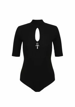 DMT1 Tops TEMPLE KEYHOLE BODYSUIT 15 DMT1 Tops TEMPLE KEYHOLE BODYSUIT