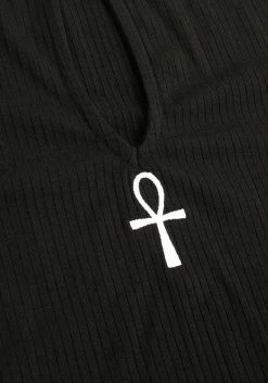 DMT1 Tops TEMPLE KEYHOLE BODYSUIT 16 DMT1 Tops TEMPLE KEYHOLE BODYSUIT