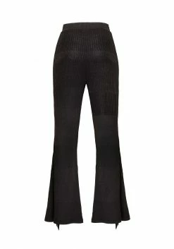 DMT1 Bottoms COYOTE FRINGED JERSEY FLARES