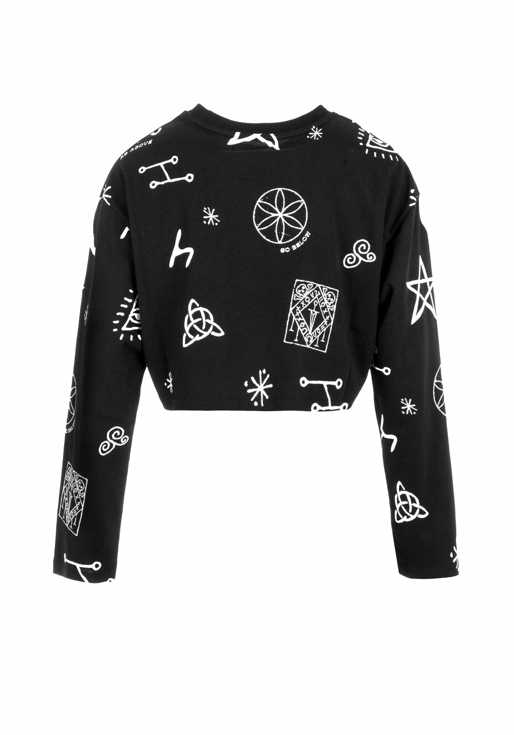 JB1 ABOVE BELOW CROP LONG SLEEVE TEE Tops 7 JB1 ABOVE BELOW CROP LONG SLEEVE TEE Tops