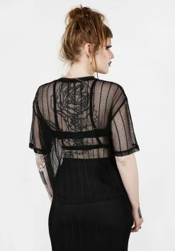 DMT1 Solemn Boxy Crop Top