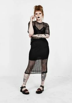 DMT1 Solemn Midi Skirt Bottoms