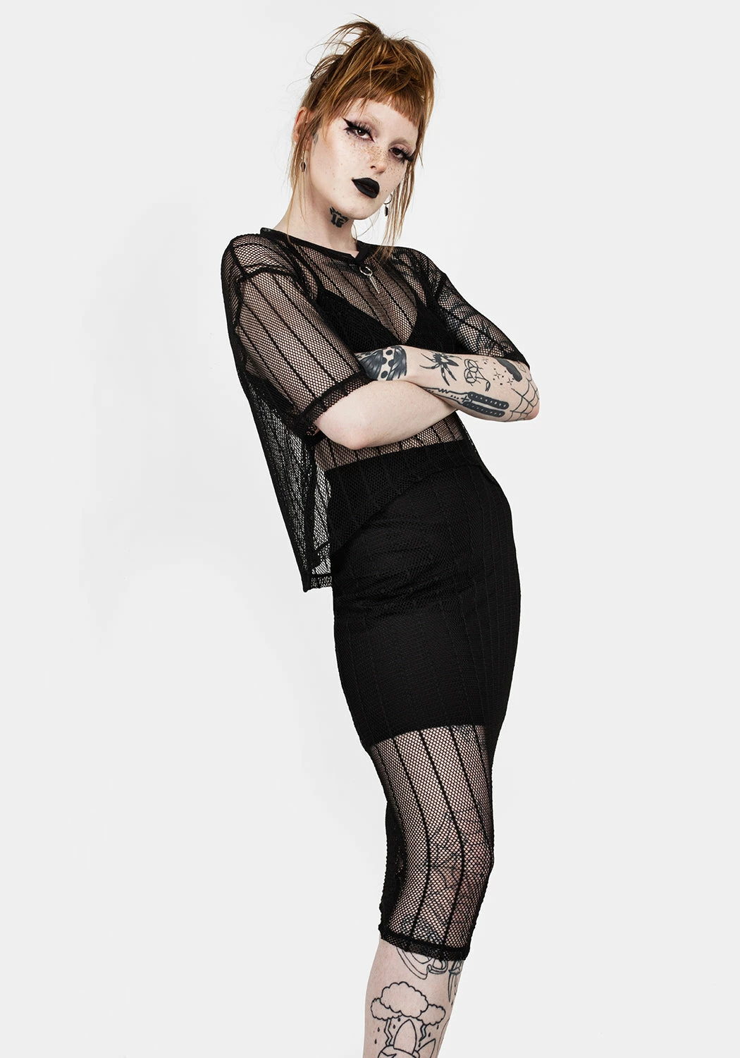 DMT1 Solemn Midi Skirt Bottoms 4 DMT1 Solemn Midi Skirt Bottoms