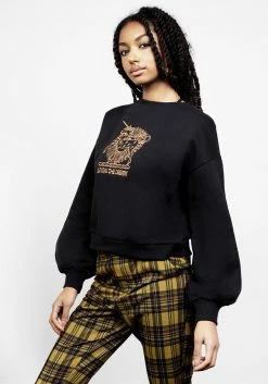 DMT1 Sundream Oversized Balloon Sleeve Sweater Tops