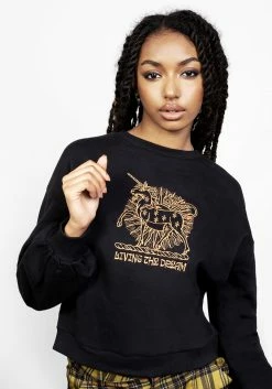 DMT1 Sundream Oversized Balloon Sleeve Sweater Tops