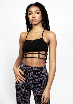 DMT1 OBLIVION STRAPPY CAGED BRALET
