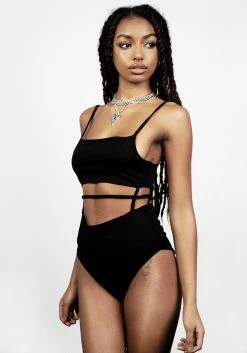 DMT1 OBLIVION STRAPPY CAGED BODYSUIT