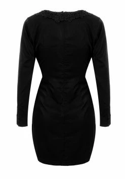 JB1 Dresses BROODING BUTTON DOWN MINI DRESS 19 JB1 Dresses BROODING BUTTON DOWN MINI DRESS