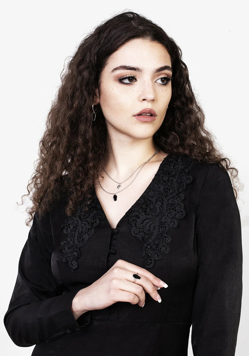 JB1 Dresses BROODING BUTTON DOWN MINI DRESS 4 JB1 Dresses BROODING BUTTON DOWN MINI DRESS